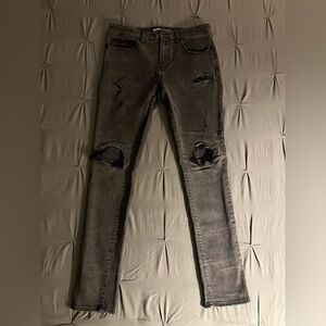PacSun Stacked Vintage Ripped Skinny Jeans